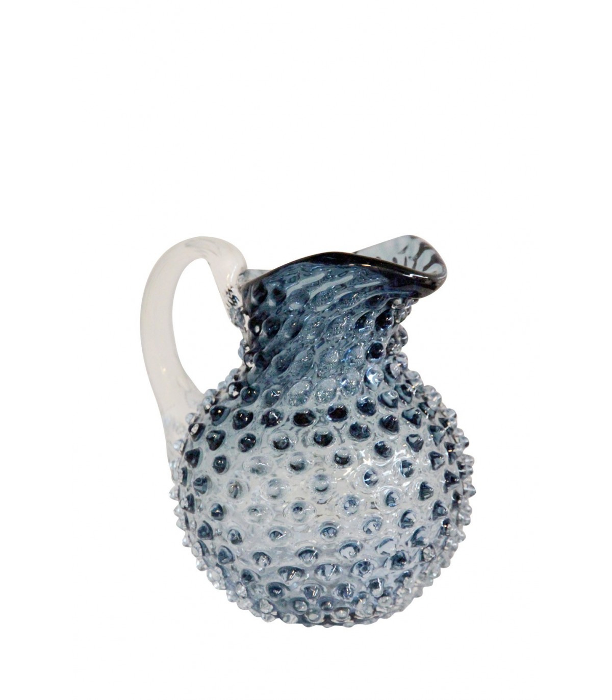 Petite Carafe En Verre Orn Bleu