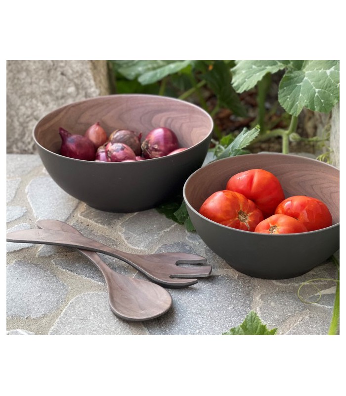 Cutlery for Brown Bamboo Fiber Salad