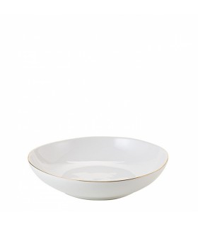Service gold_Breakfast bowl with gold trim