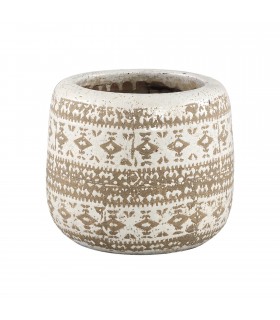 Pot Round Vice cream ceramic deco pattern