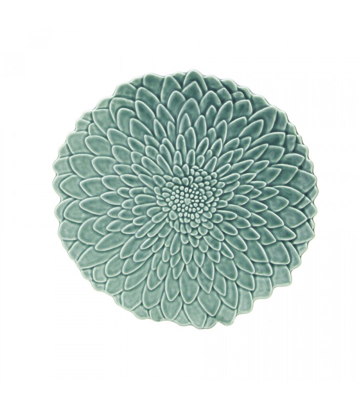 Bordallo Bloom Plate Ice Blue