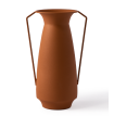 Vase décorative marron