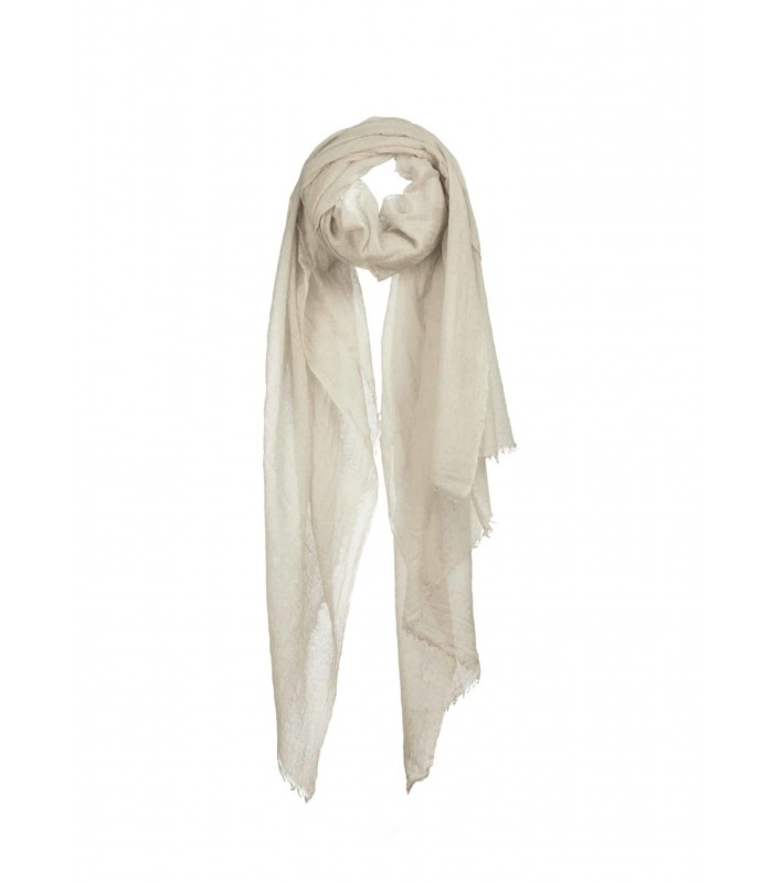 Châle en cachemire semi- felted