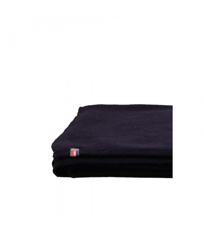 Poncho Paule cashmere navy blue