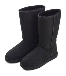 High Boot Shoes Suede black