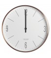 Gold & white wall clock