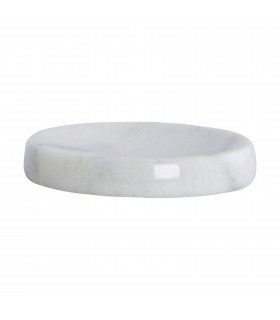 Bath_White marble soap dish