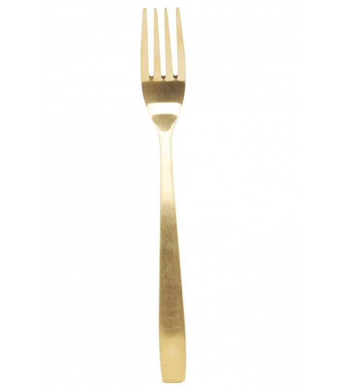 Couverts fourchette doré en inox