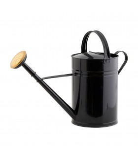 Black watering can