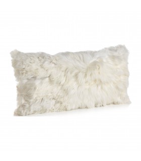 Lumbar pillow alpaca fur