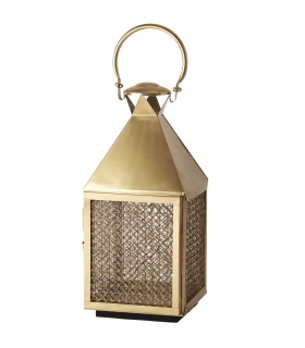Lantern small brass plated