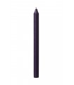 Paraffin wax candle dark purple