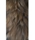 Fur_Raccoon collar natural brown