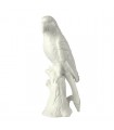 Parrot tabletop porcelain sculpture