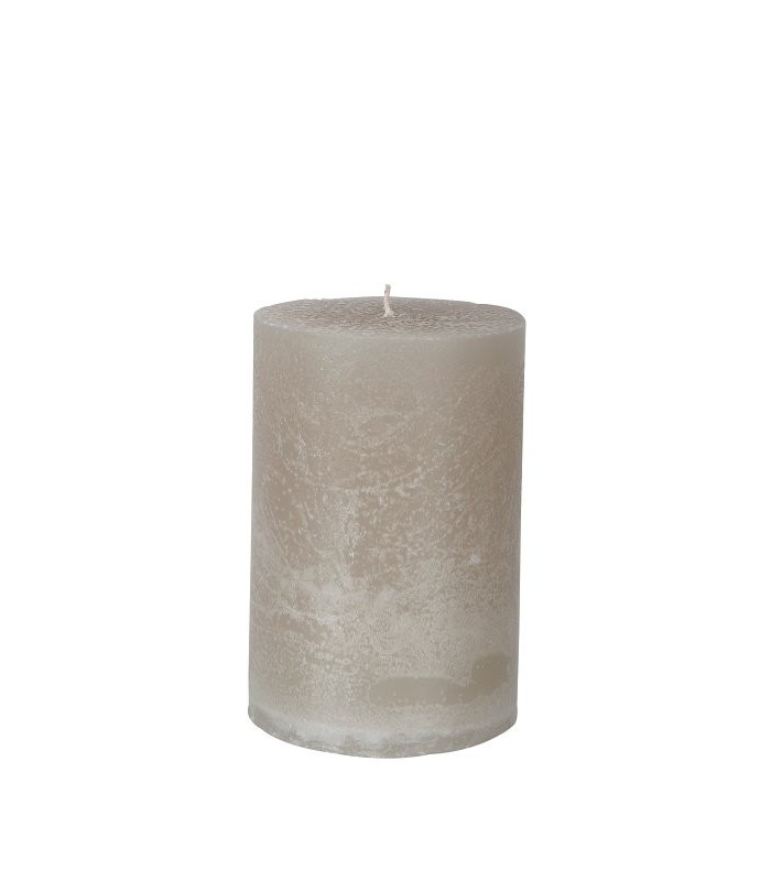Light gray candle wide