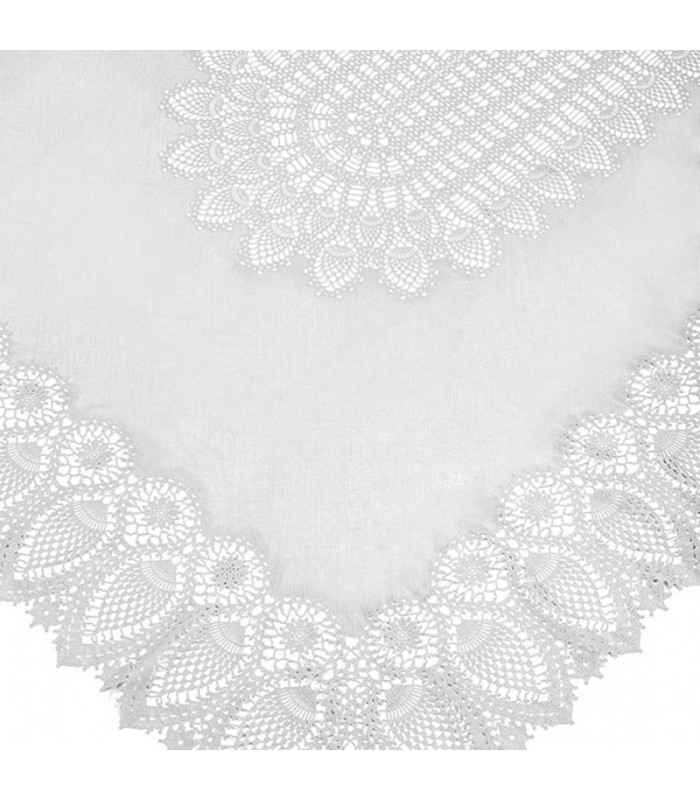 Laser cut tablecloth vinyl