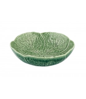 Green bowl in cabbage optic