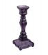Bougeoir en verre pourpre Bougeoir en verre pourpre