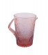 Medallion pitcher pink glass Medallion pitcher pink glass