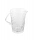 Medallion pitcher clear glass Medallion pitcher clear glass
