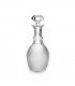 Decanter_Faceted clear glass