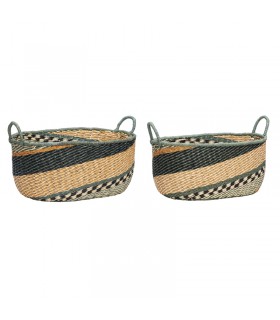 Cable Baskets Set of 2